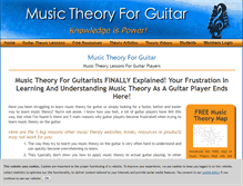 Tablet Screenshot of musictheoryforguitar.com